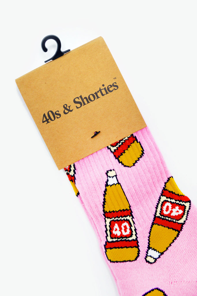 Pink 40's Socks