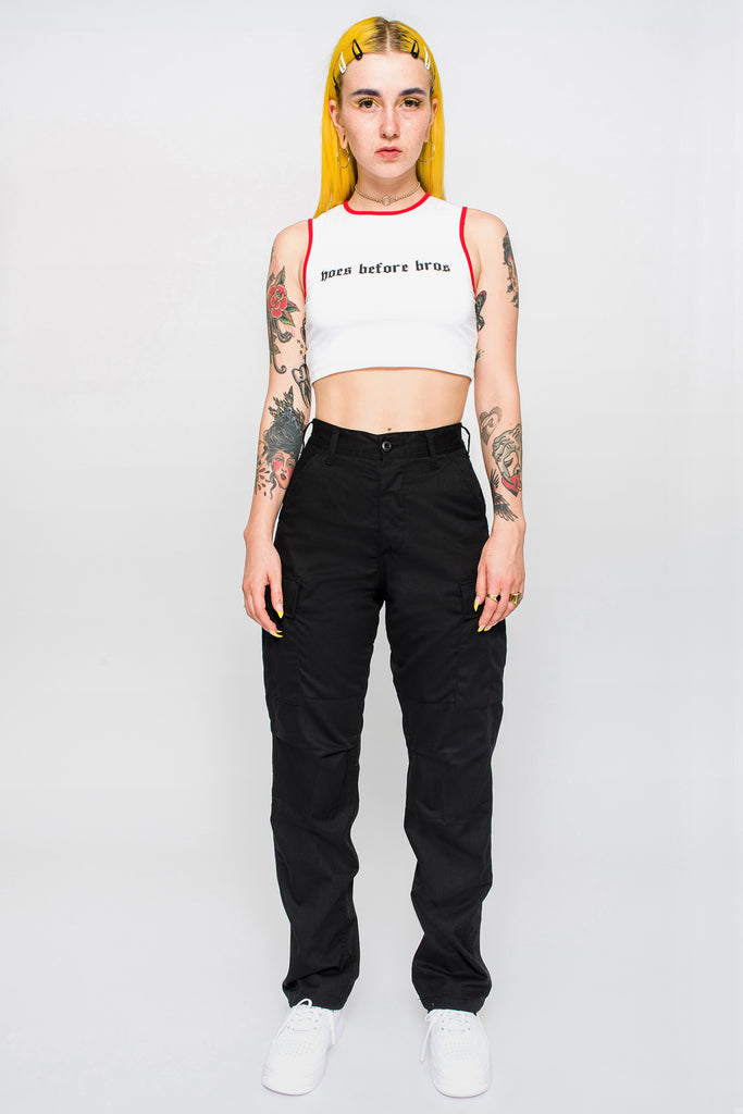 Avril Black Cargo Pants – Goodbye Bread