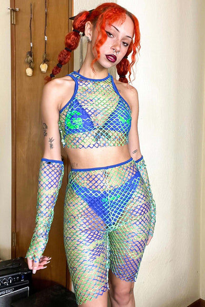 Outta This World Fishnet Set