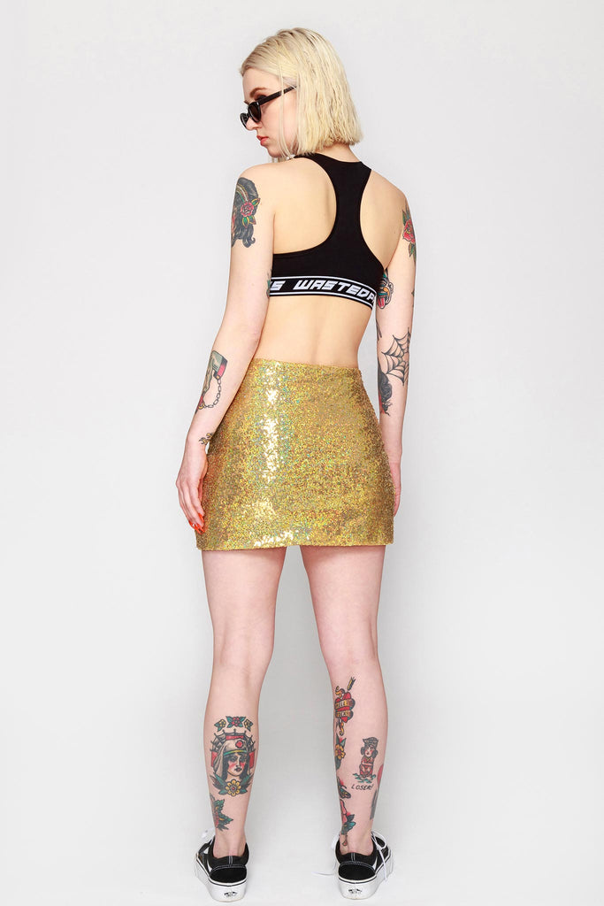 Gold Glittoris Skirt