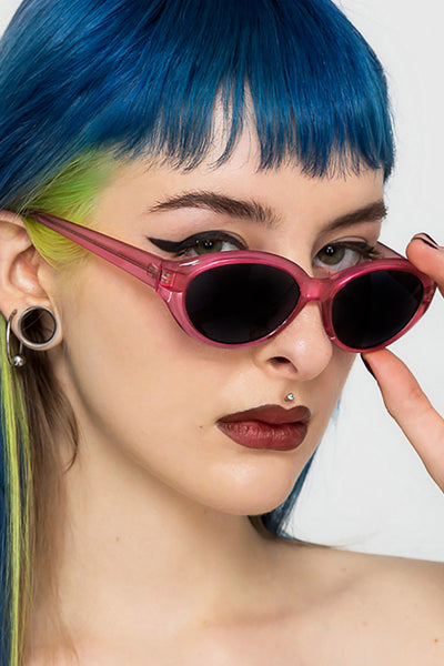 Bubblegum Glitter Sunglasses