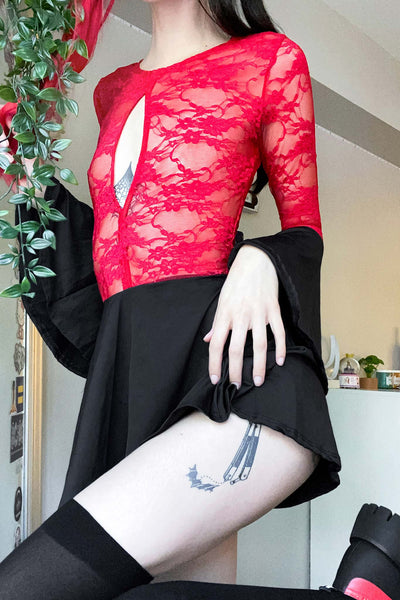 Emotional Flared Dress