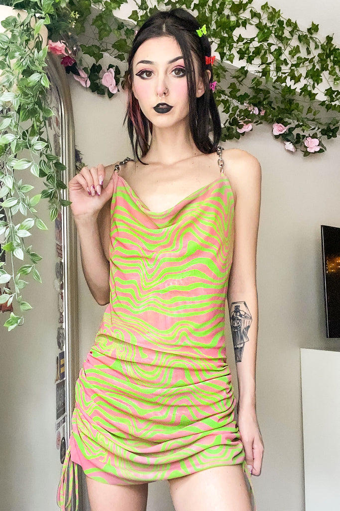 mini chain dress gold chain dress Gold Chain Halter Mini Dress Selene Dress -parroquiadesanalbertomagno.com