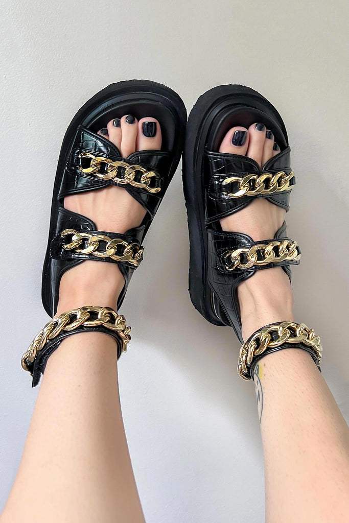 Hardcore Chain Sandals