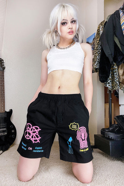 Think Peace Sweat Shorts