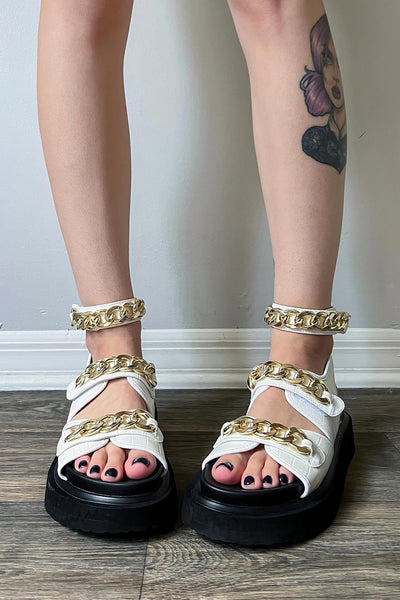 Pure Hardcore Chain Sandals