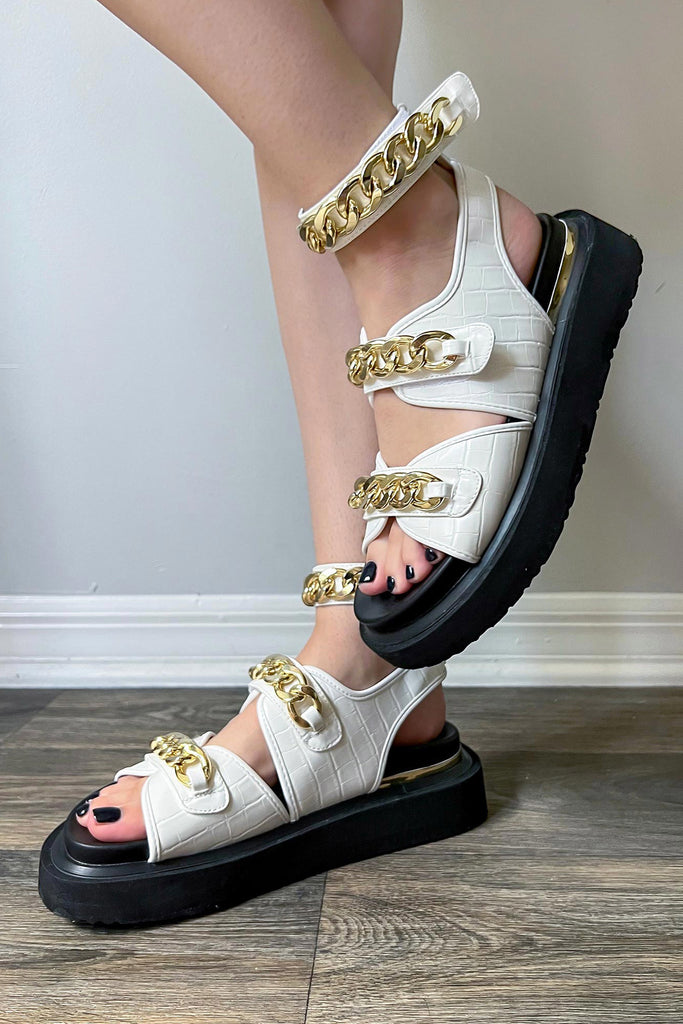 Pure Hardcore Chain Sandals