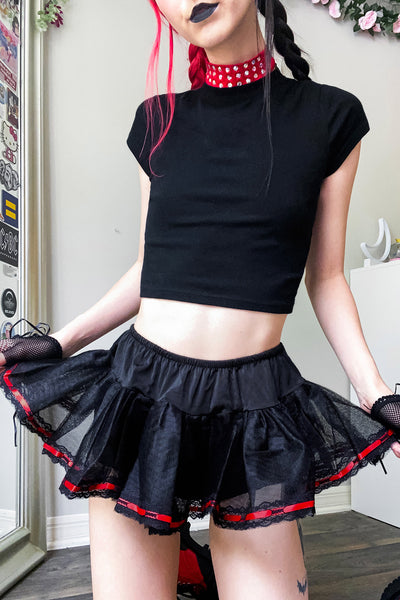 Emo Petticoat Mini Skirt