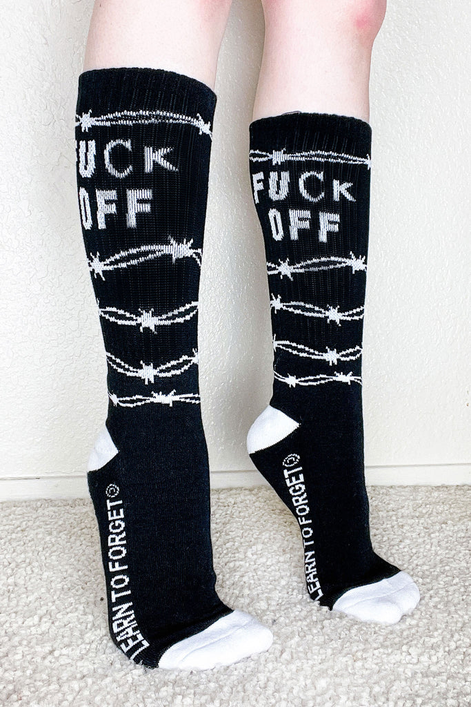 F*ck Off Socks Black