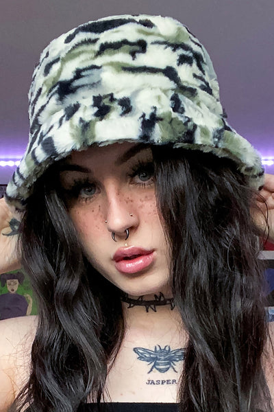 Outta Sight Camo Fluffy Bucket Hat