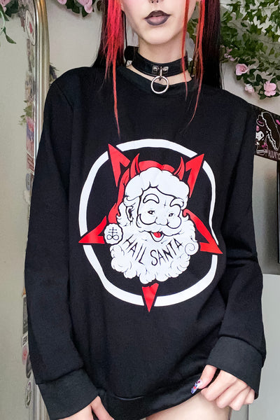 Hail Santa Christmas Sweatshirt