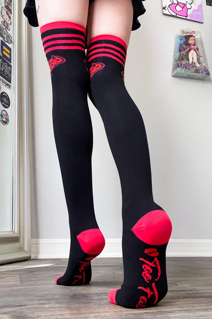 Satan's Lil Girl Thigh High Socks