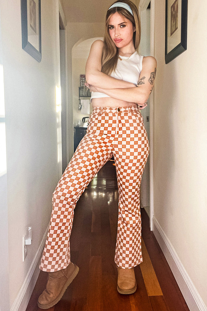 Sweetpie Checker Pants