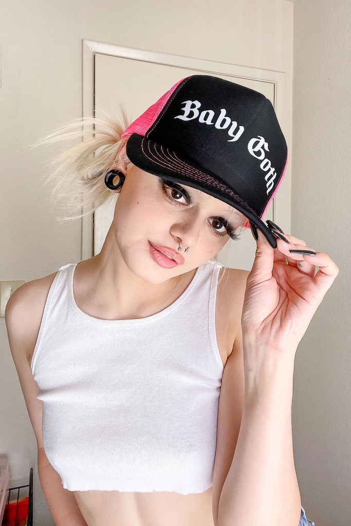 Baby Goth Trucker Hat