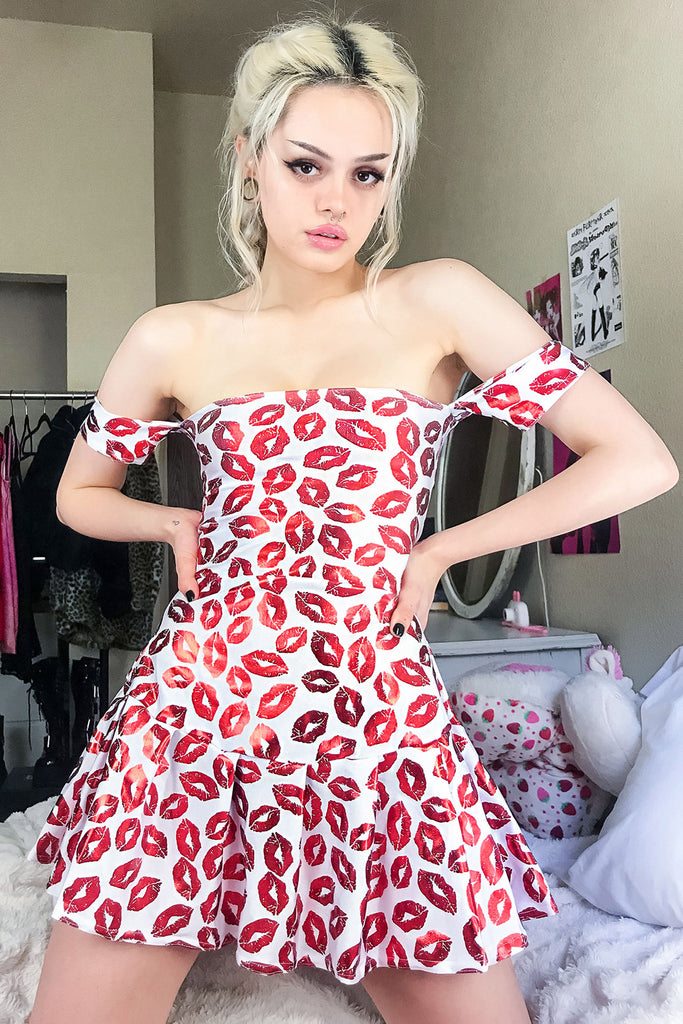 Call Me Maybe Off Shoulder Skater Dress Call Me Maybe Off Shoulder Skater Dress