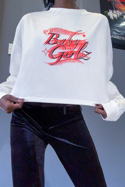 Baby Girlz Crop Long Sleeve