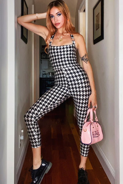 Houndstooth Jumpsuit
