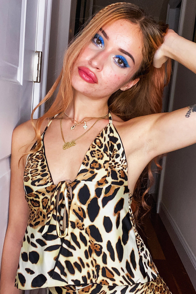 On The Prowl Tie Tank Top