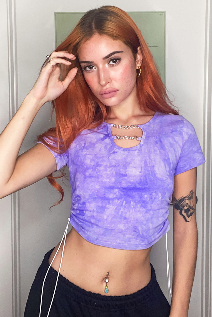 Chain Pull Up Crop Top