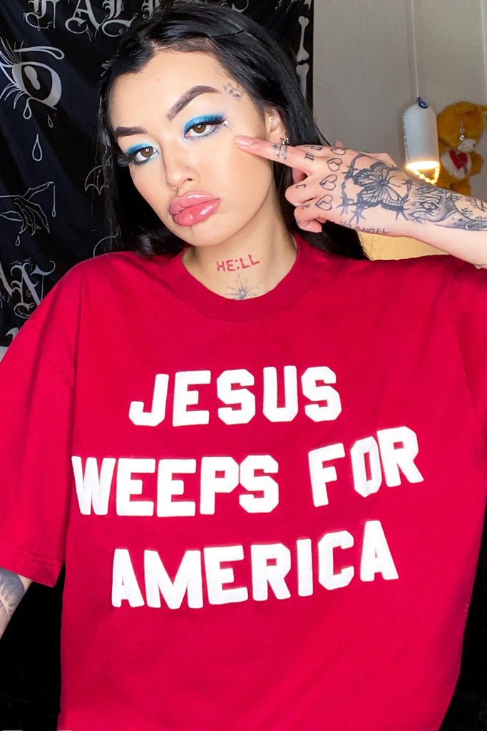 Jesus Weeps For America Tee