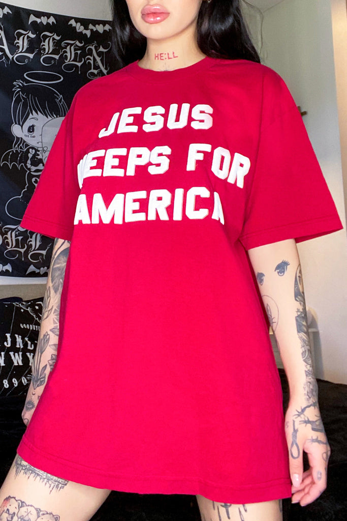 Jesus Weeps For America Tee