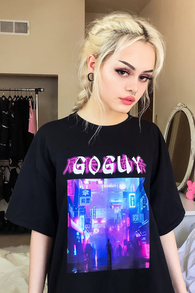 Neon Dreams Oversized Tee