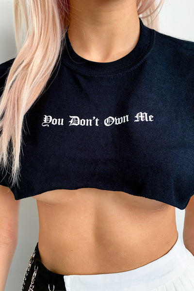 Not For Sale Crop Tee